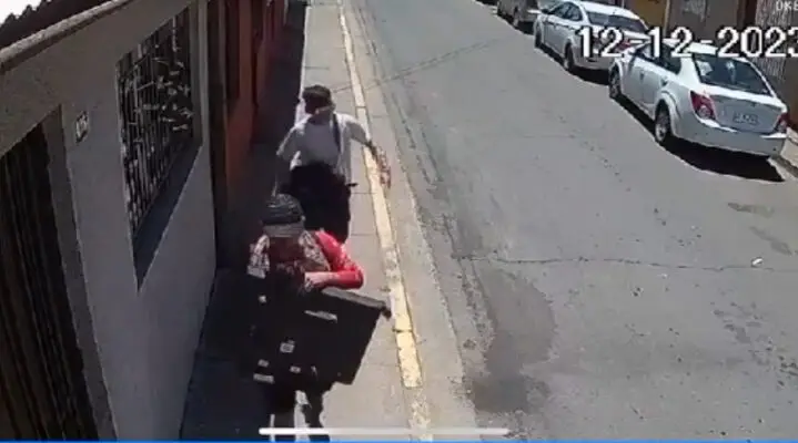 Vecinos recuperan televisor robado a adulta mayor en Curicó