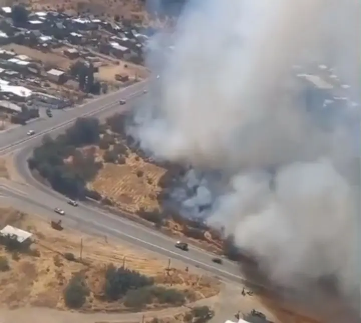 Descarga eléctrica dejó un fallecido e inició incendio que consumió 1.2 hectáreas en San Javier