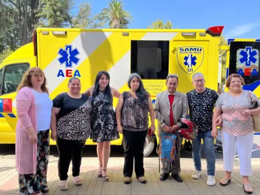 Gobierno Regional del Maule entregó nueva ambulancia SAMU para Talca