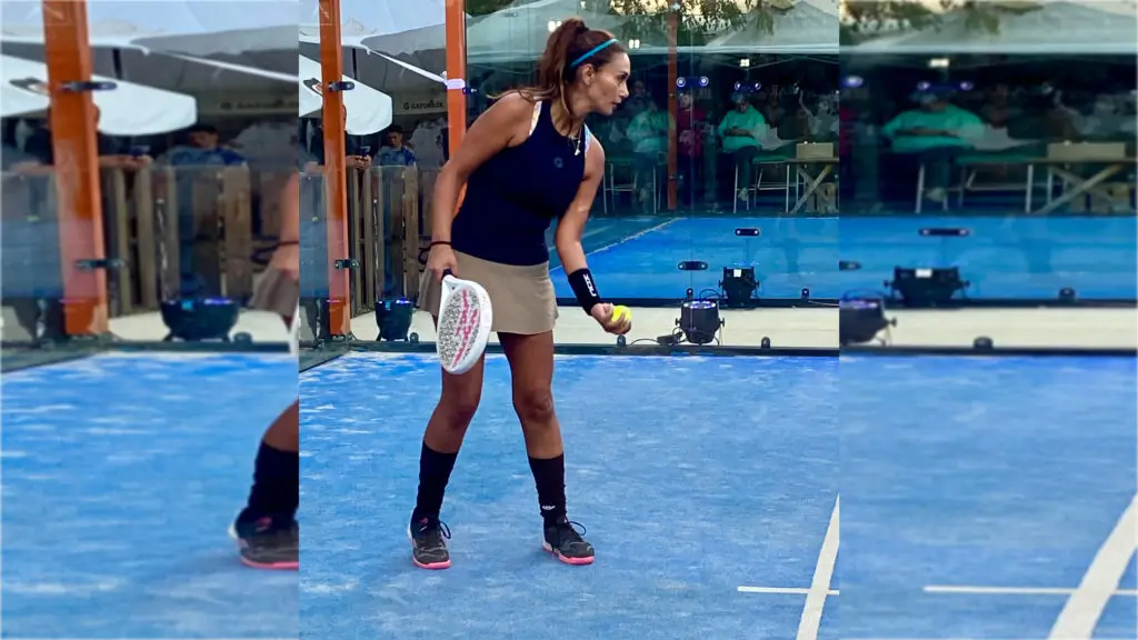 Pamela Díaz destaca en torneo de pádel disputado en Curicó
