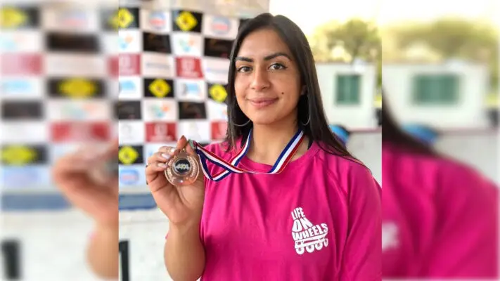 Milka Quiñones se prepara para los World Skate Games a disputarse en Italia