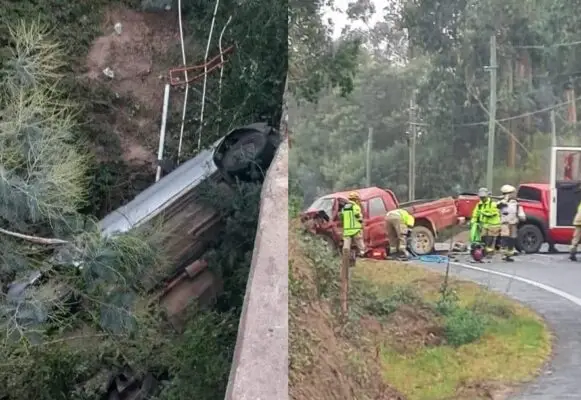 Dos accidentes de tránsito dejan siete heridos en Licantén