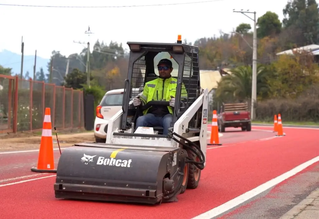 Avanza proyecto de conservación de seguridad vial en la Ruta J-60 en Licantén