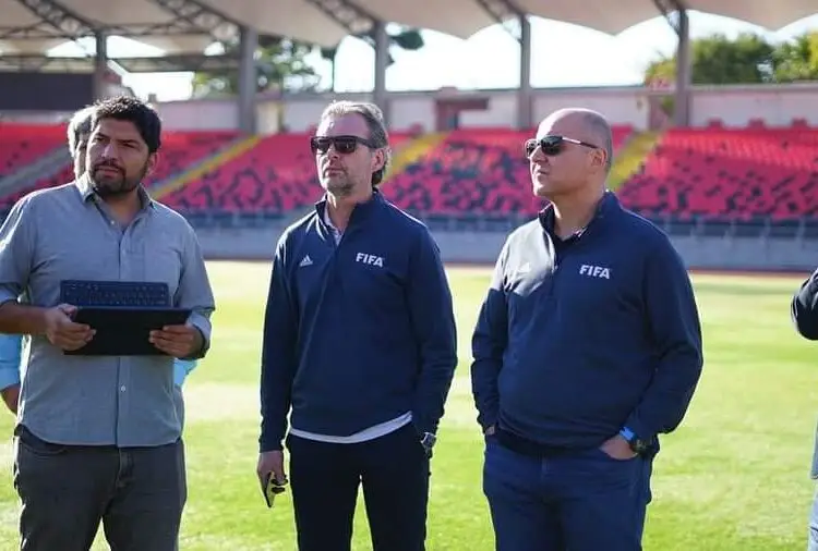 Mundial Sub 20: Representantes FIFA visitaron el Estadio Fiscal de Talca