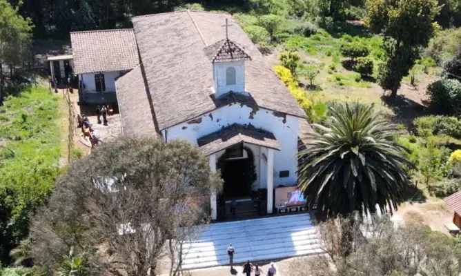 Licantén celebró el Día de los Patrimonios en el Santuario de Nuestra Señora del Rosario de Lora