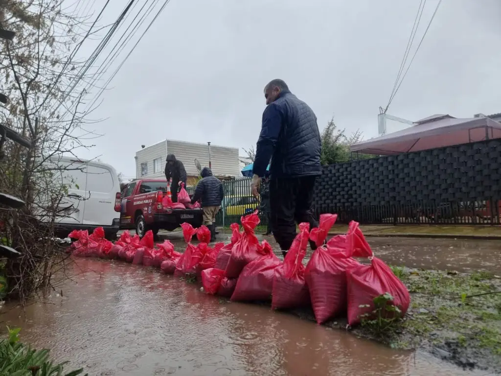 Municipio de Curicó realiza balance positivo por acciones durante sistema frontal