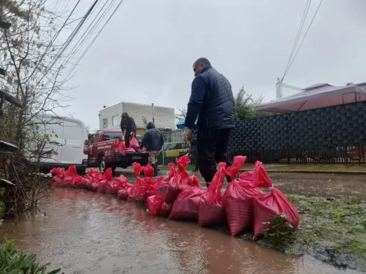Municipio de Curicó realiza balance positivo por acciones durante sistema frontal