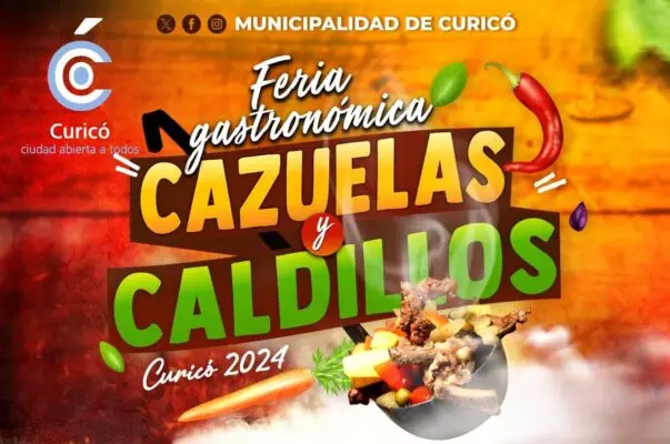 Fiesta de Caldillos y Cazuelas se realizará en la Alameda de Curicó del 18 al 21 de julio