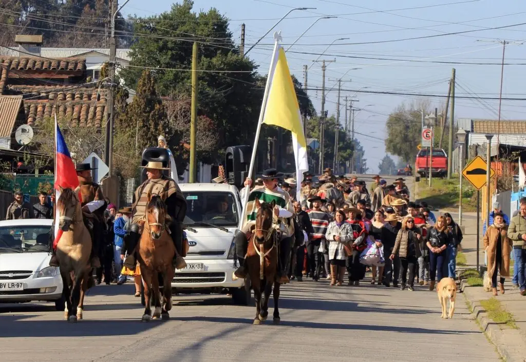 Día de la Virgen del Carmen se celebró en Hualañé con procesiones y misas