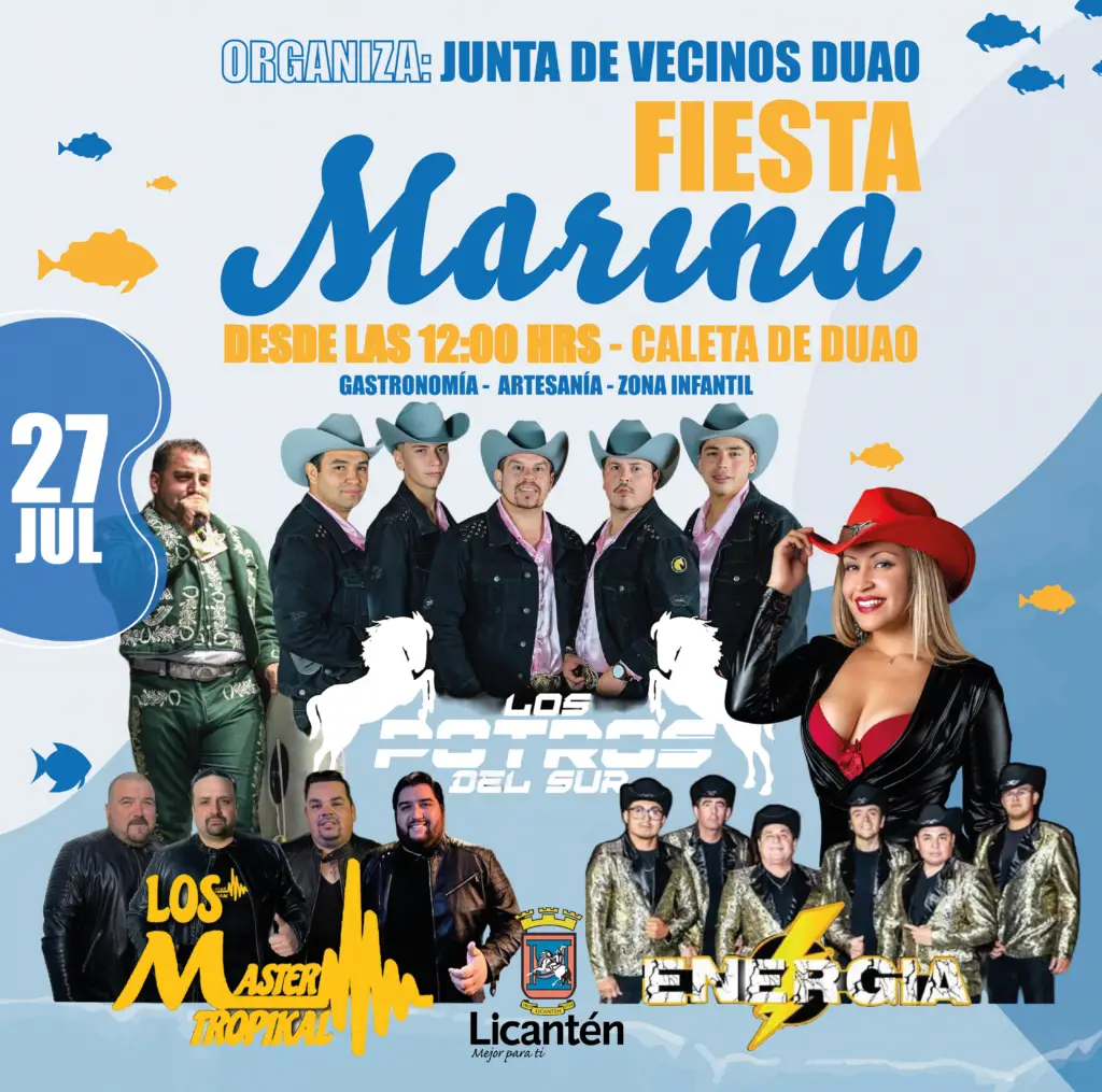 Este sábado se realiza la Fiesta Marina en caleta de Duao
