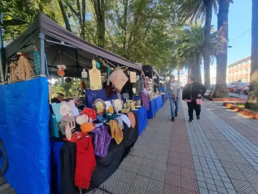 Municipio de Curicó invita a Feria de Emprendedores instalada en Plaza de Armas