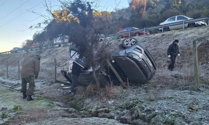 Dos accidentes de tránsito consecutivos se registran en camino a Los Queñes