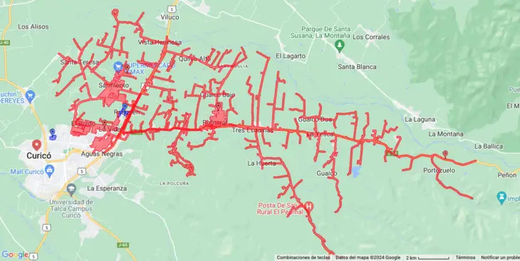 Falla en sistema de transmisión provoca apagón en Curicó, Romeral y Teno