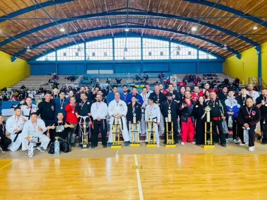 Más de 500 deportistas fueron parte del "Open Kenpo Gikan Internacional" realizado en Curicó