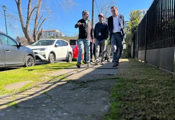 Esta semana comienza reposición de veredas en barrio San Francisco de Curicó
