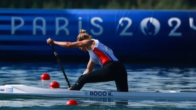 Karen Roco también se metió en las semifinales del canotaje