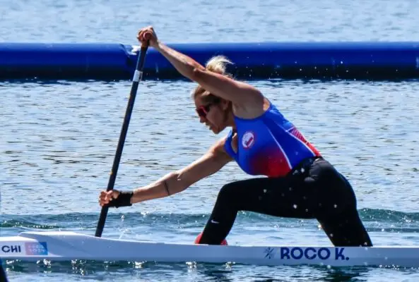 Karen Roco finalizó séptima en la Final B del canotaje olímpico