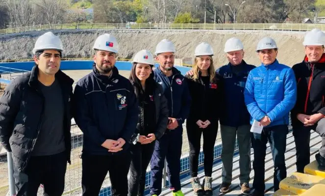 Autoridades visitaron trabajos de mejoramiento del Velódromo de Curicó