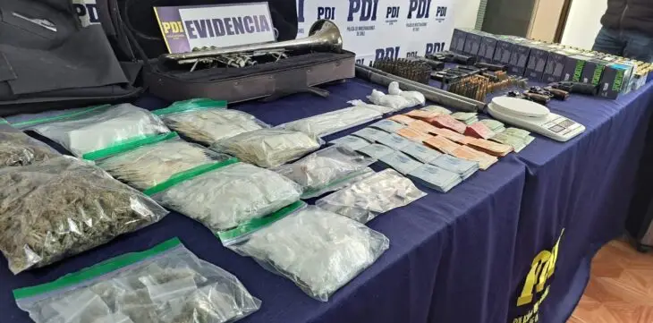 Tribunal dejó en prisión preventiva a banda criminal de Teno imputada por delitos violentos y tráfico de drogas