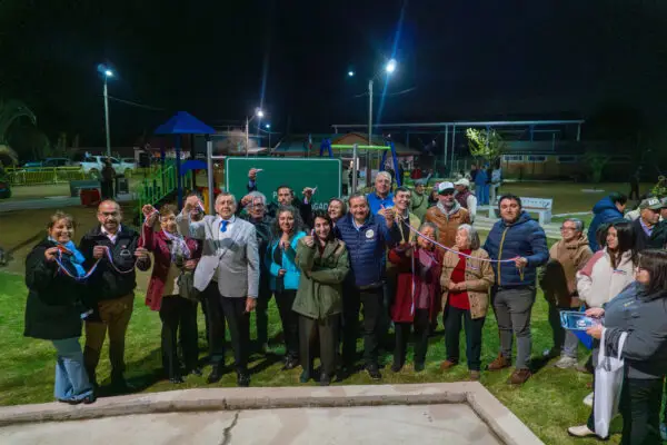 Municipio de Rauco inauguró Plaza Elsa Contalba Arriagada en sector El Llano