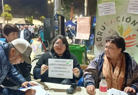 Juntas de Vecinos del nororiente de Curicó impulsan campaña para exigir una Tenencia de Carabineros en el sector