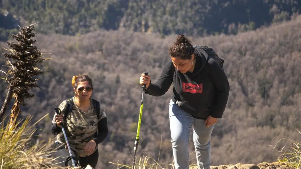 Excursionistas vivieron intenso trekking en el “Desafío Fraile” de Molina