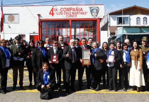Con desfile se conmemoró el 113 aniversario de la Cuarta Compañía de Bomberos Luis Cruz Martínez