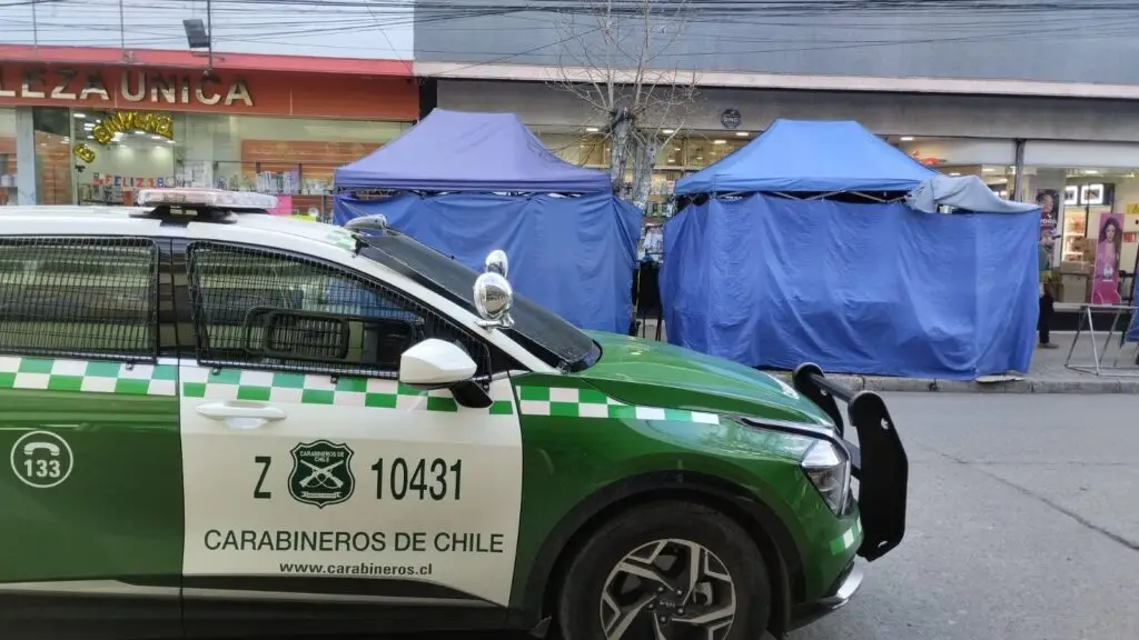 Detenidos dos delincuentes que ingresaron a robar a tienda en el centro de Curicó