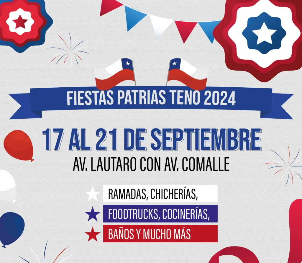 Municipio de Teno realiza remate de pisos para fondas y ramadas de Fiestas Patrias 2024