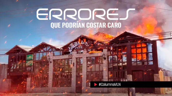Errores que podrían costar caro