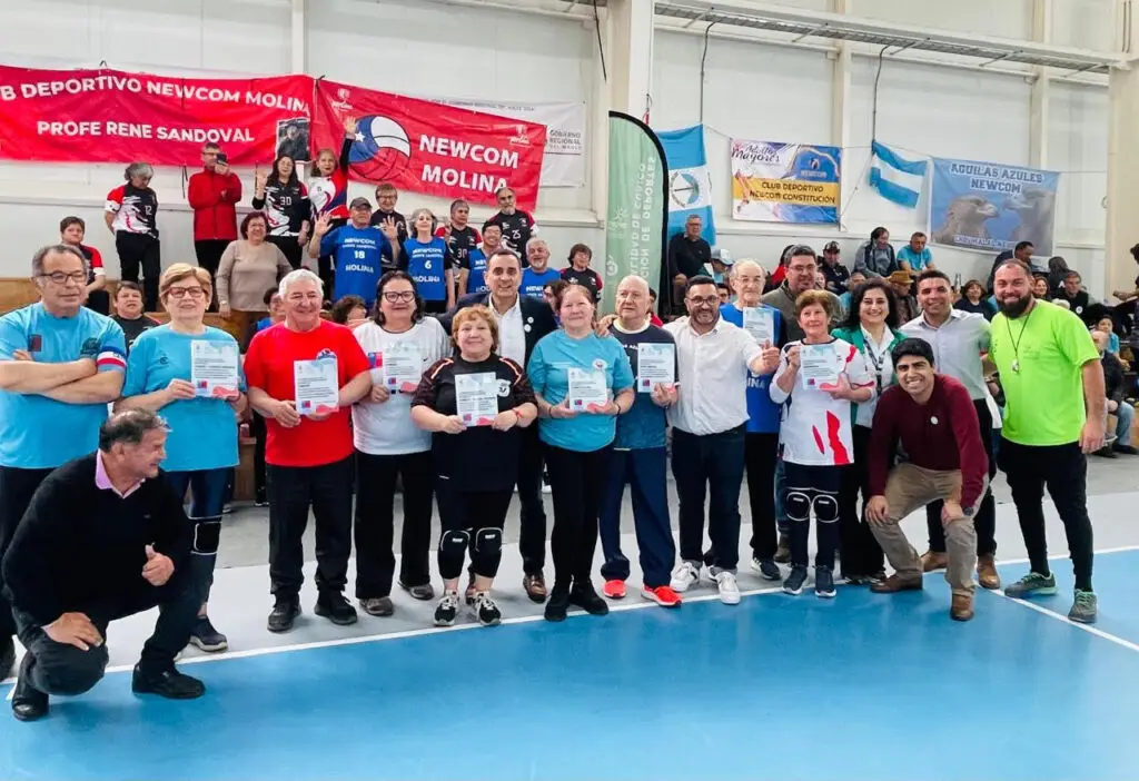 Exitoso amistoso internacional de NewCom Voley se desarrolló en Curicó