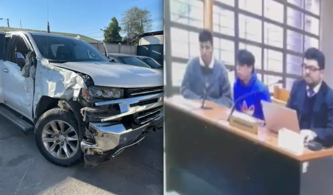 Formalizarán a delincuentes que robaron camioneta en Curicó
