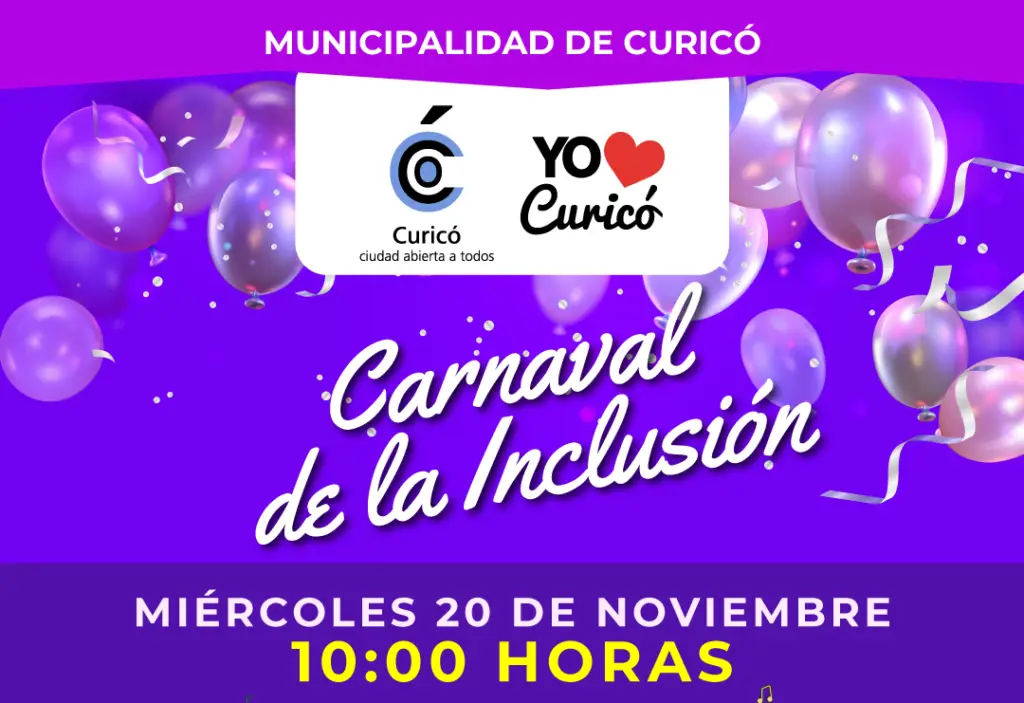 Municipio de Curicó prepara el Carnaval de la Inclusión 2024
