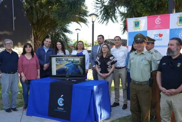 Municipio de Curicó inauguró 18 nuevas cámaras en Tutuquén