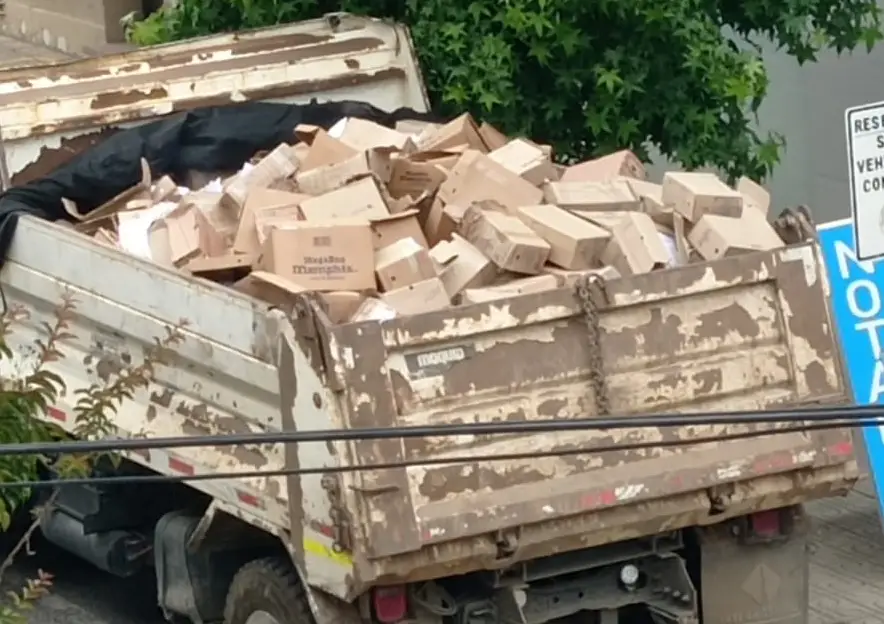 Municipio curicano responde a imágenes de camión que transitaba con documentos públicos