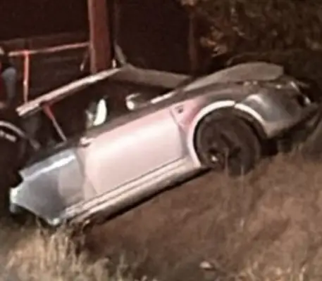 Conductor chocó su automóvil y fue detenido tras persecución policial por la Ruta J-60