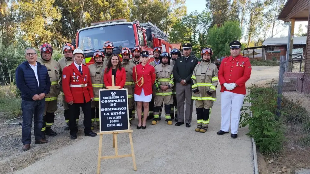 Tercera Compañía de Bomberos La Unión de Hualañé celebró su primer aniversario