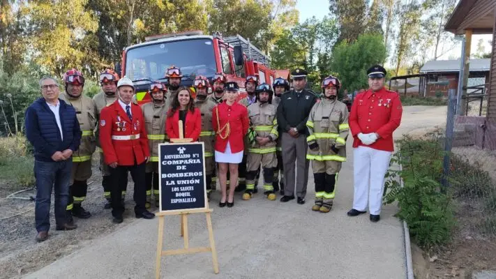 Tercera Compañía de Bomberos La Unión de Hualañé celebró su primer aniversario
