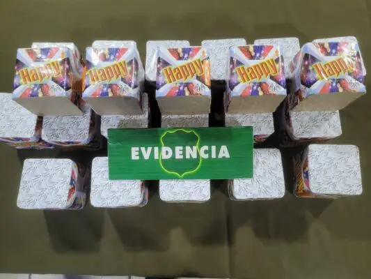 Carabineros de Curicó detuvieron a sujeto por porte de fuegos artificiales