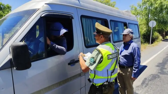 Seremi de Transportes intensifica fiscalización del transporte de temporeros en el Maule