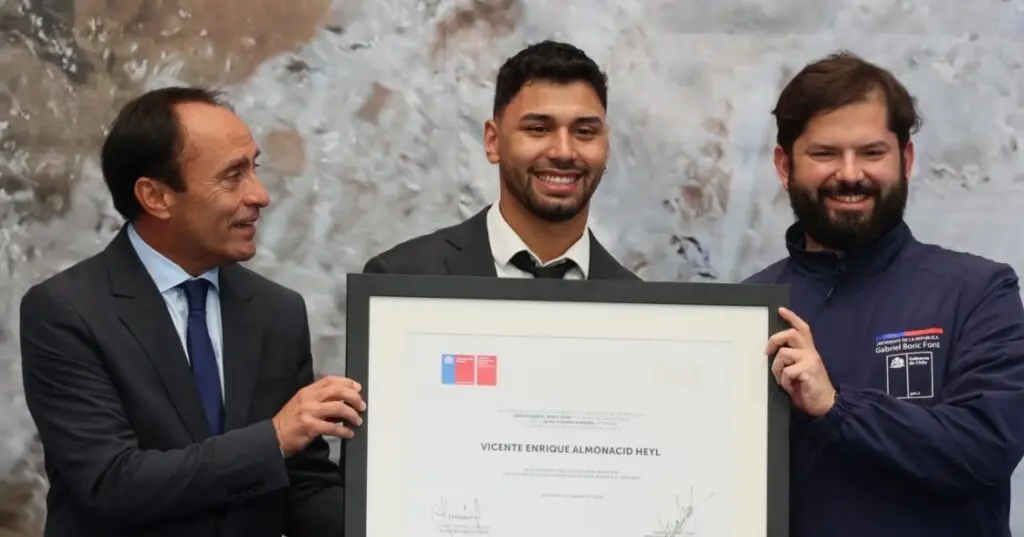 Vicente Almonacid recibió el Premio Nacional del Deporte