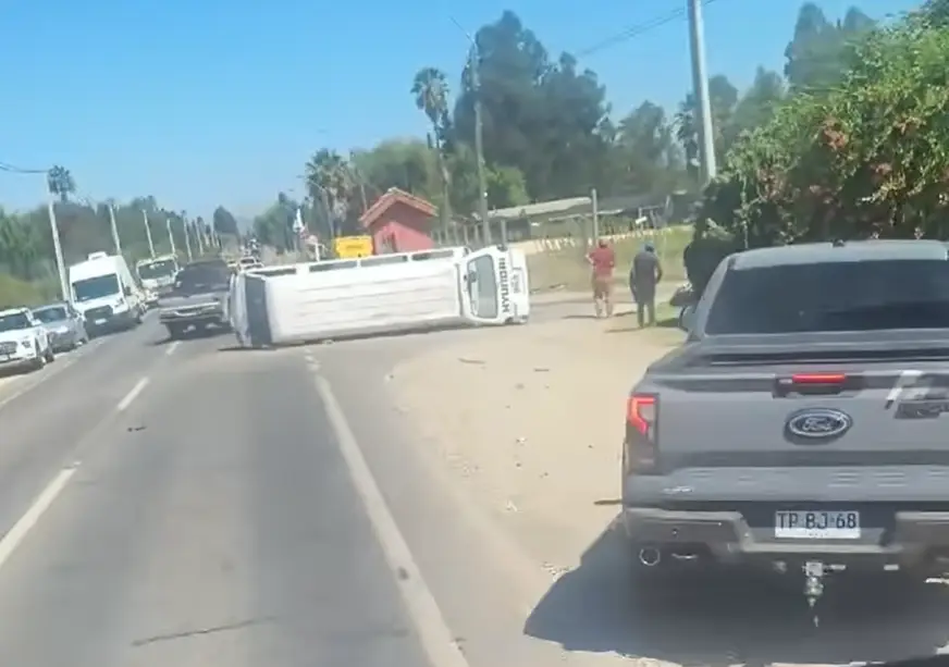 Cuatro personas heridas dejó accidente de tránsito en Hualañé