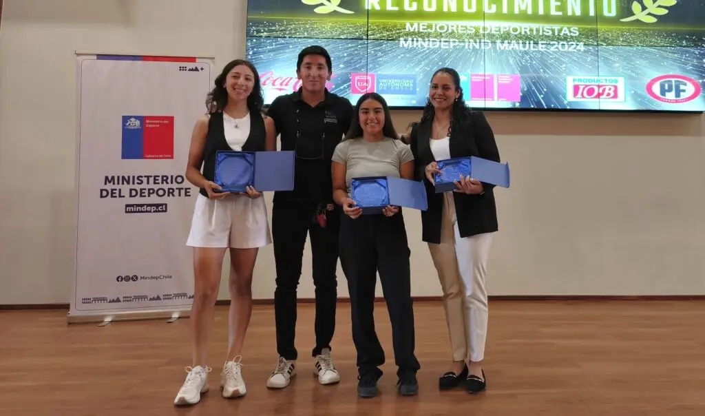 Deportistas curicanos fueron reconocidos como Mejores Deportes 2024 por el IND