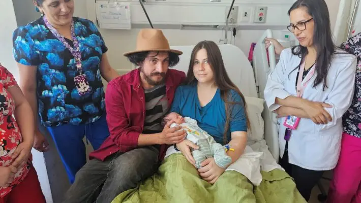 ¡Bienvenido Haziel! Nace el primer talquino del 2025 en el Hospital Regional