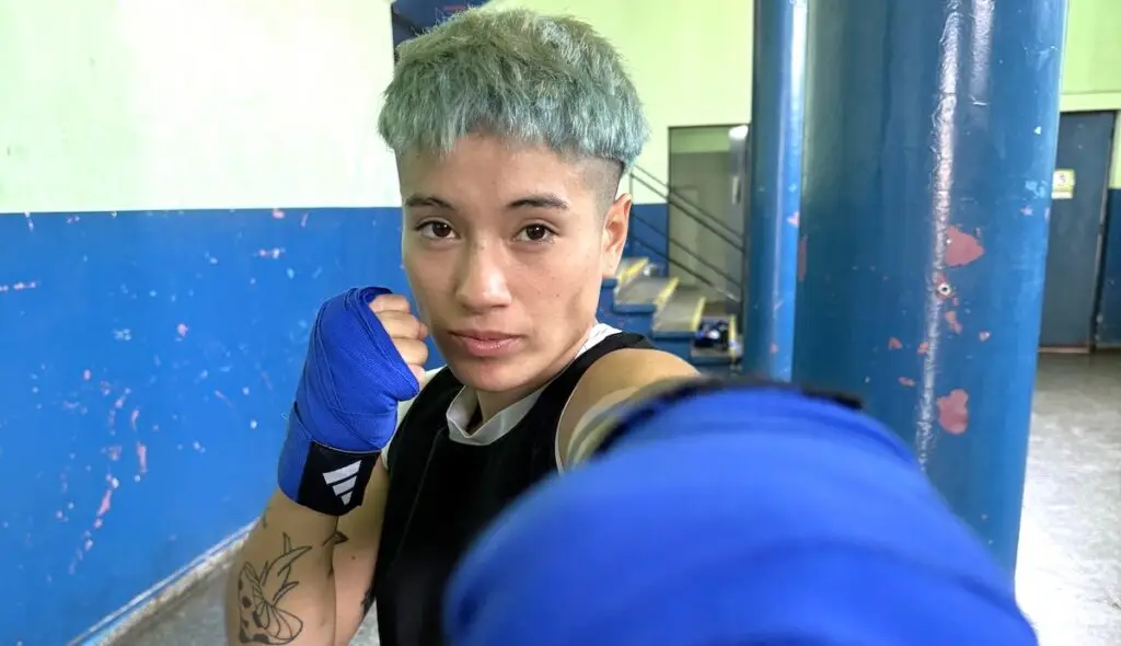 ¡La "China" Bravo lista para brillar en el ring argentino!