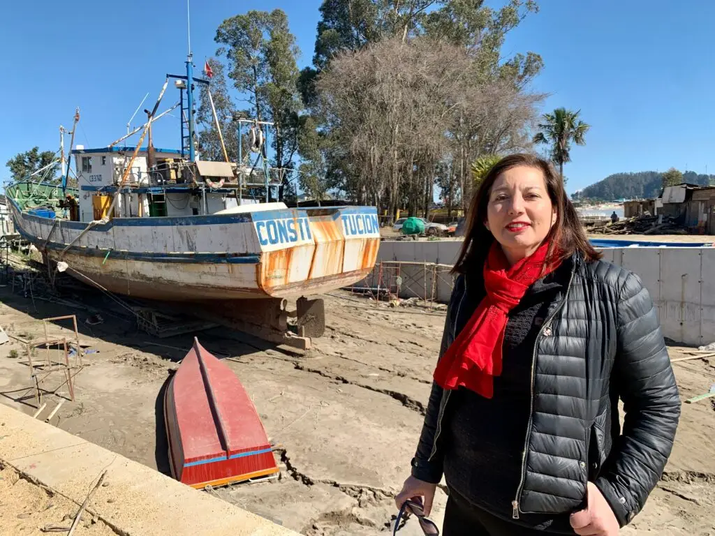 Senadora Vodanovic hace un llamado para recuperar memorial del 27F ubicado en Isla Orrego
