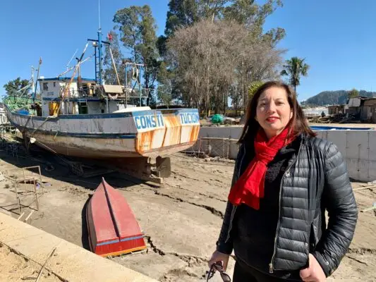 Senadora Vodanovic hace un llamado para recuperar memorial del 27F ubicado en Isla Orrego