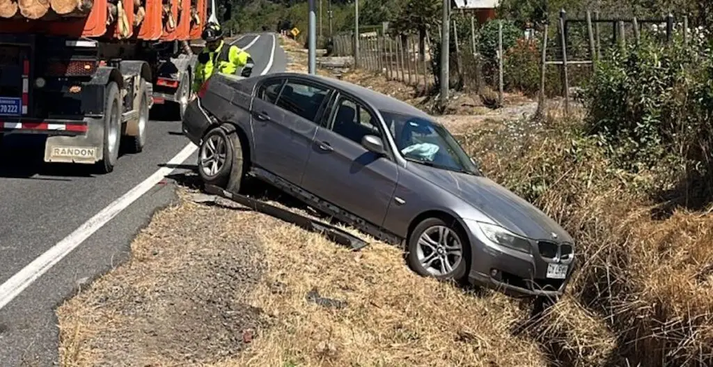 Ruta J-60: Siniestro vial deja un lesionado cerca de Huapi