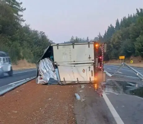 Camionero de Molina falleció en accidente de tránsito en la Ruta del Itata