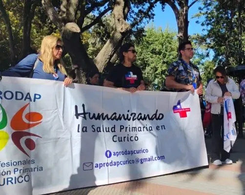 Gremios de la salud primaria de Curicó realizaron balance tras Paro Nacional